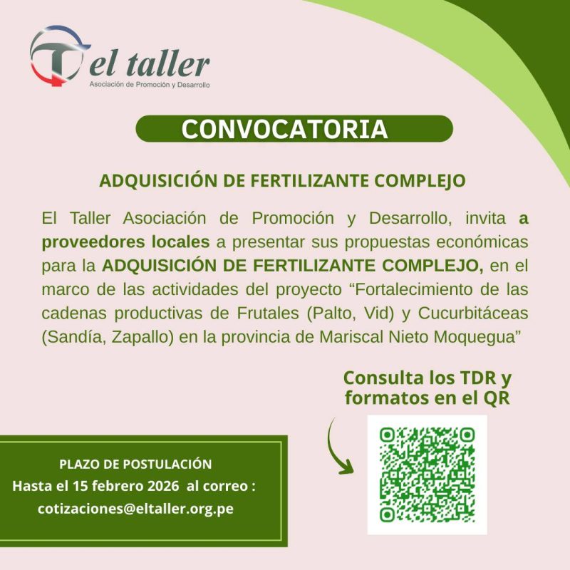 Fertilizante complejo 15 febrero